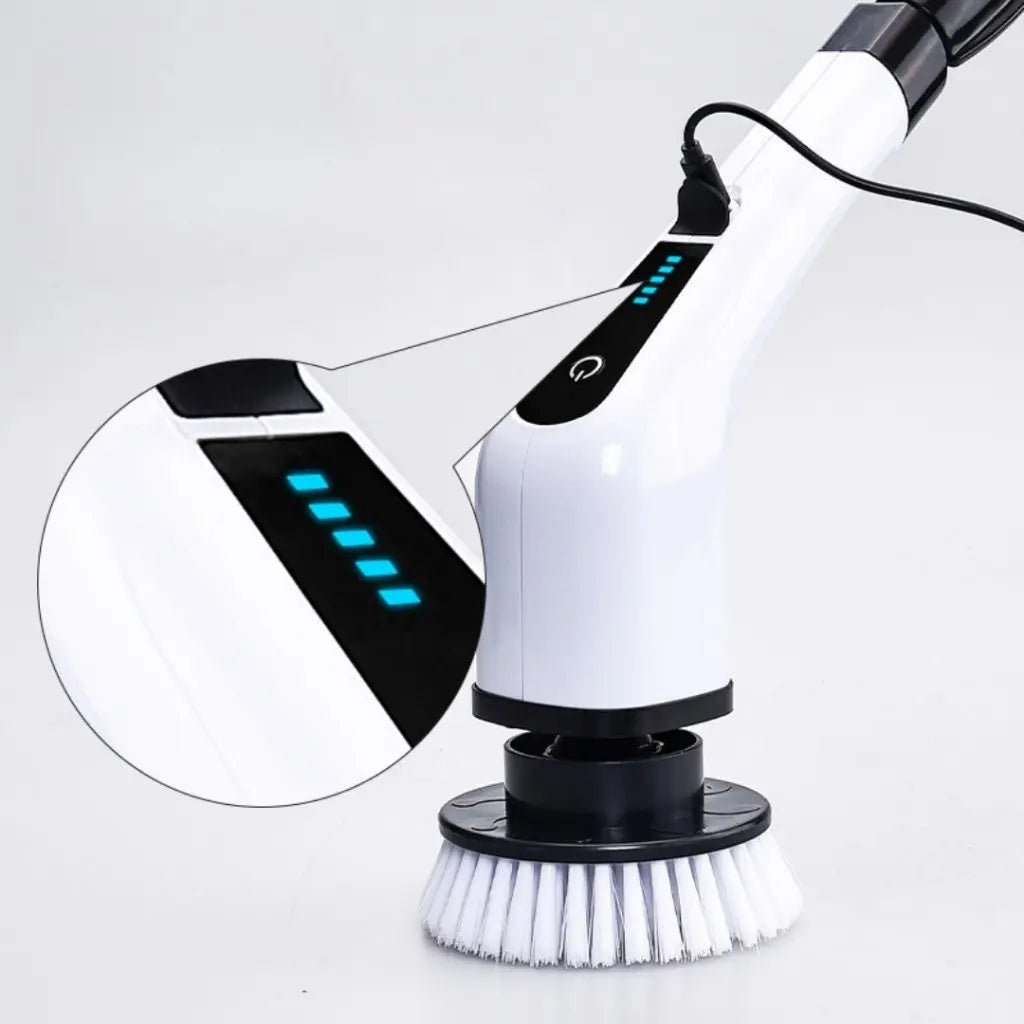 Escova de Limpeza Elétrica 360º MOP Multiuso 9 em 1 Recarregável